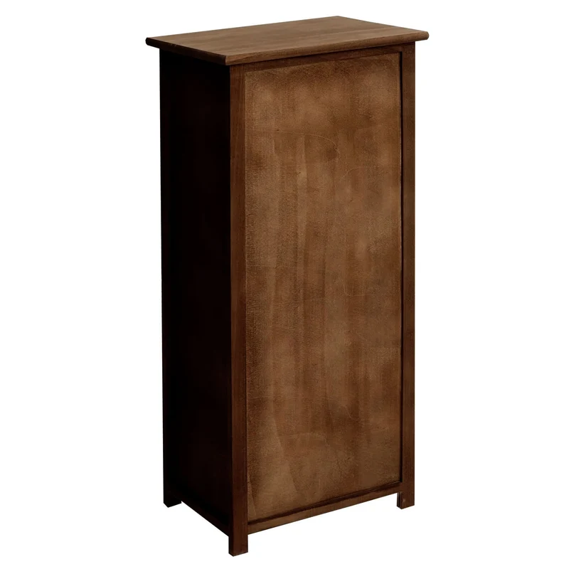 Commode avec tiroir et 3 paniers de rangement 83x40x29 cm marron foncé 04_0006506
