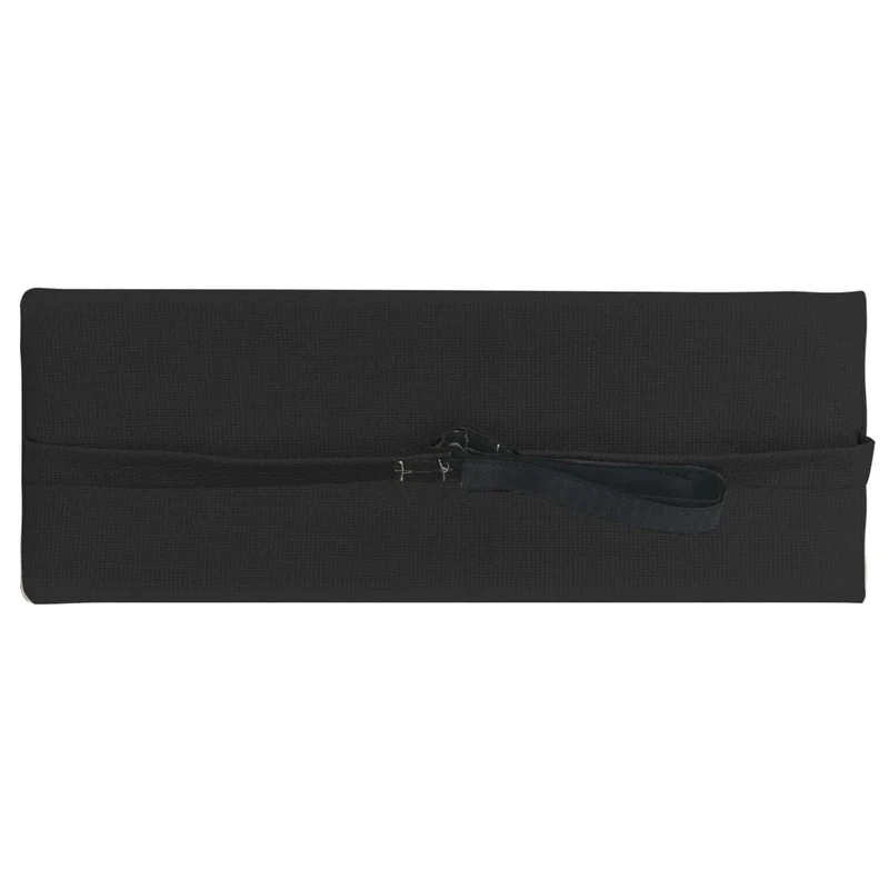 Appui-tête de chaise longue Noir 40x7,5x15 cm Textilène DEC021804