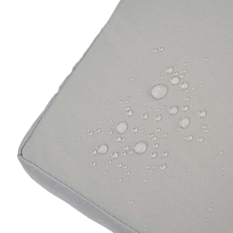 Banc de jardin 2 places en polyrotin anthracite avec compartiment de rangement coussin d'assise gris 04_0004189