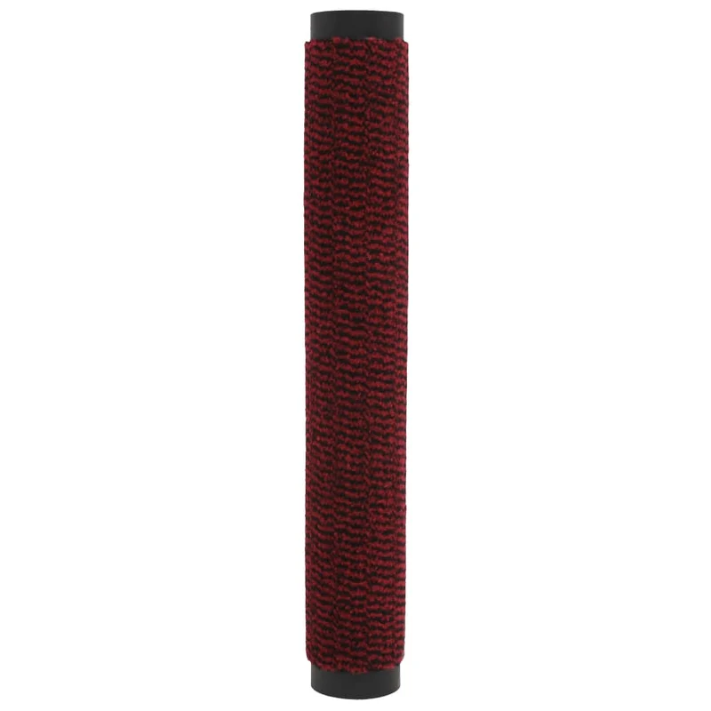 Lot de 2 paillassons rectangulaires 60 x 90 cm Rouge DEC023159
