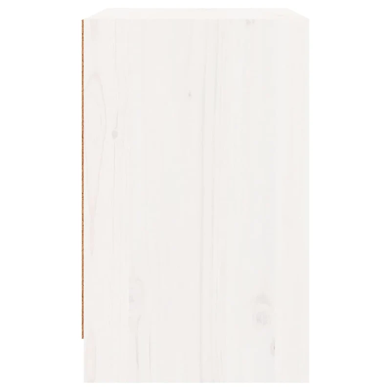 Lot de 2 tables de chevet avec iroir et compartiment avec porte 40 x 31 x 50 cm bois de pin blanc DEC034903