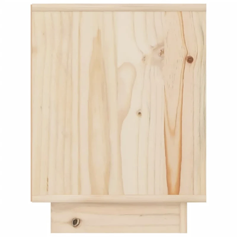 Lot de 2 tables de chevet avec compartiment ouvert 40 x 30 x 40 cm bois de pin DEC034758