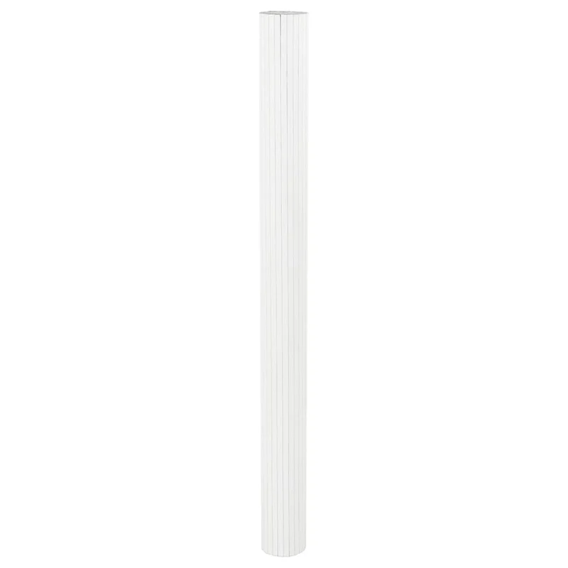 Paravent séparateur de pièce cloison 165 x 400 cm bambou blanc DEC031140