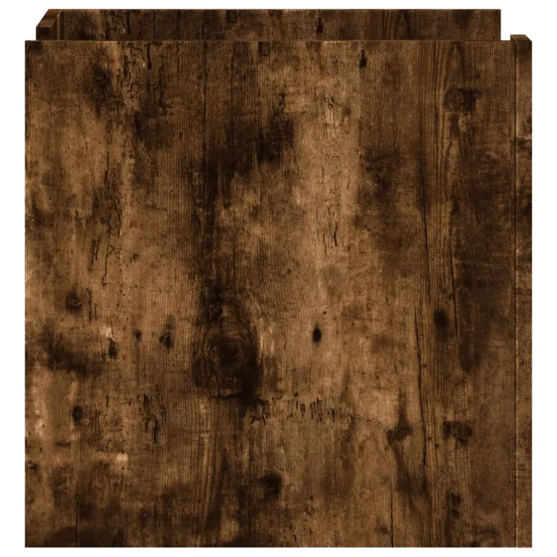 Table de chevet avec 2 tiroirs 45 x 50 x 50 cm bois d'ingénierie marron DEC033655