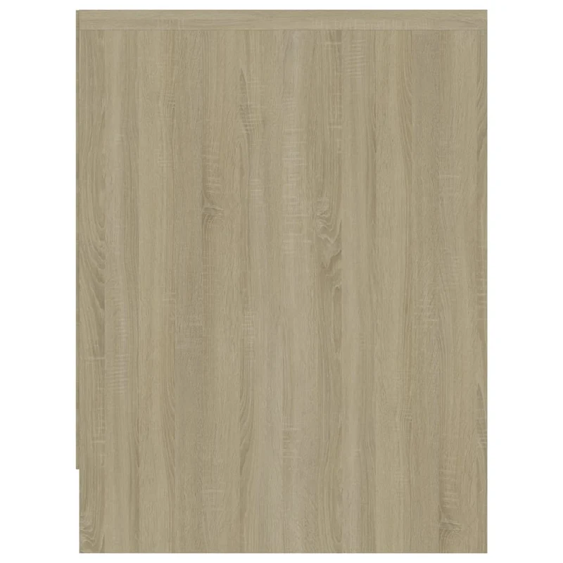 Table de chevet avec 2 tiroirs 40 x 30 x 40 cm bois d'ingénierie couleur chêne DEC033821
