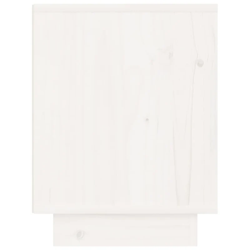 Table de chevet avec compartiment ouvert 40 x 30 x 40 cm bois de pin blanc DEC033337