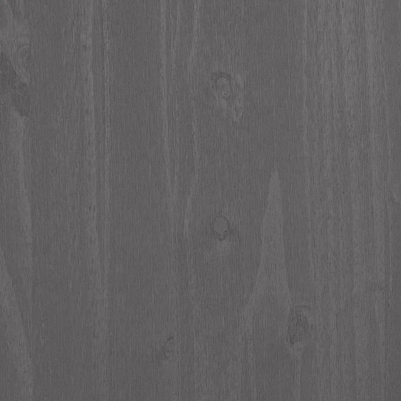 Table de chevet avec tiroirs et compartiment ouvert 40 x 35 x 62 cm bois de pin gris DEC034074