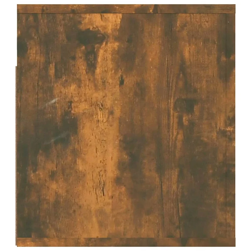 Table de chevet murale avec tiroir et compartiment ouvert 50 x 36 x 40 cm en bois d'ingénierie marron DEC034263