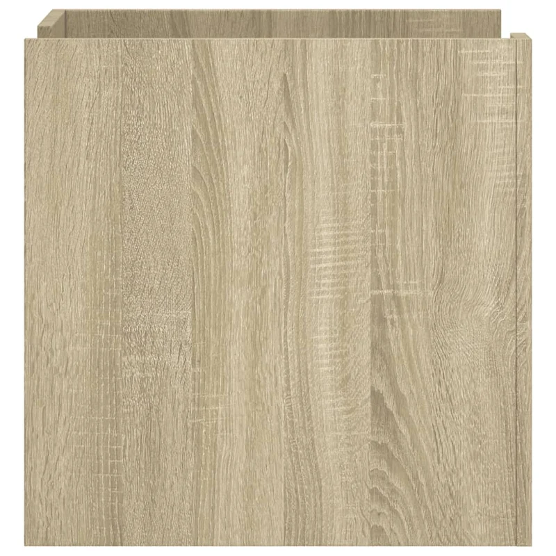 Table de chevet avec tiroir et étagère 45 x 50 x 50 cm bois d’ingénierie couleur chêne DEC033883