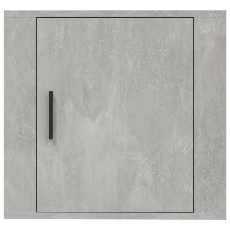 Table de chevet murale avec compartiment avec porte 50 x 30 x 47 cm bois d'ingénierie gris DEC034301