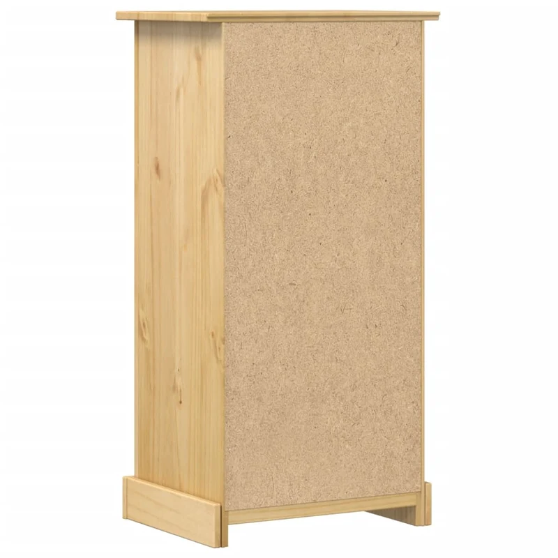 Table de chevet avec 5 tiroirs 53 x 39 x 103 cm bois de pin massif DEC033905