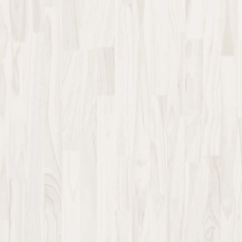 Table de chevet avec 3 tiroirs 60 x 36 x 64 cm bois de pin massif blanc DEC033427