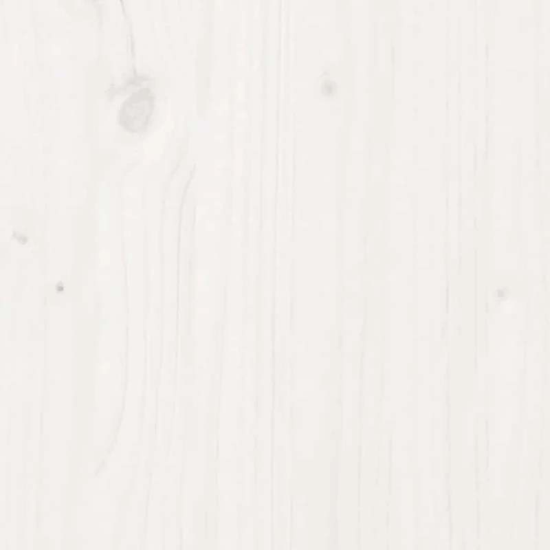 Table de chevet avec tiroir et compartiment 40x34x55 cm bois de pin blanc DEC033351