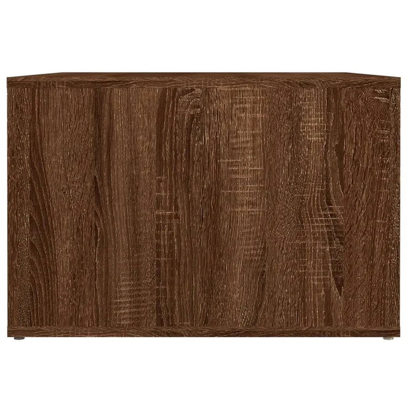 Table de chevet avec compartiment 57 x 55 x 36 cm bois d'ingénierie marron DEC033787