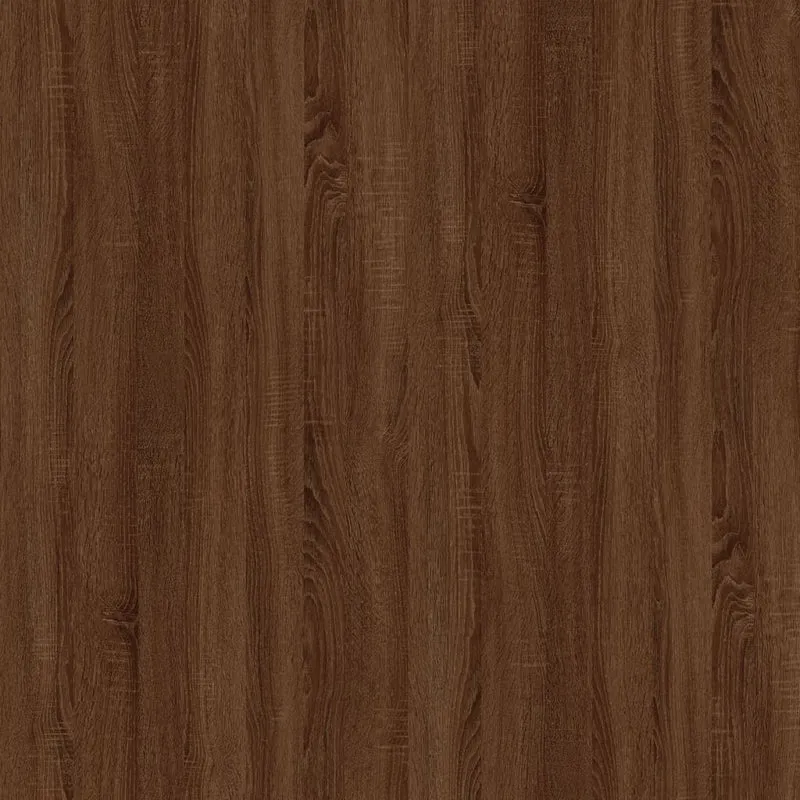 Table de chevet avec compartiment 57 x 55 x 36 cm bois d'ingénierie marron DEC033787