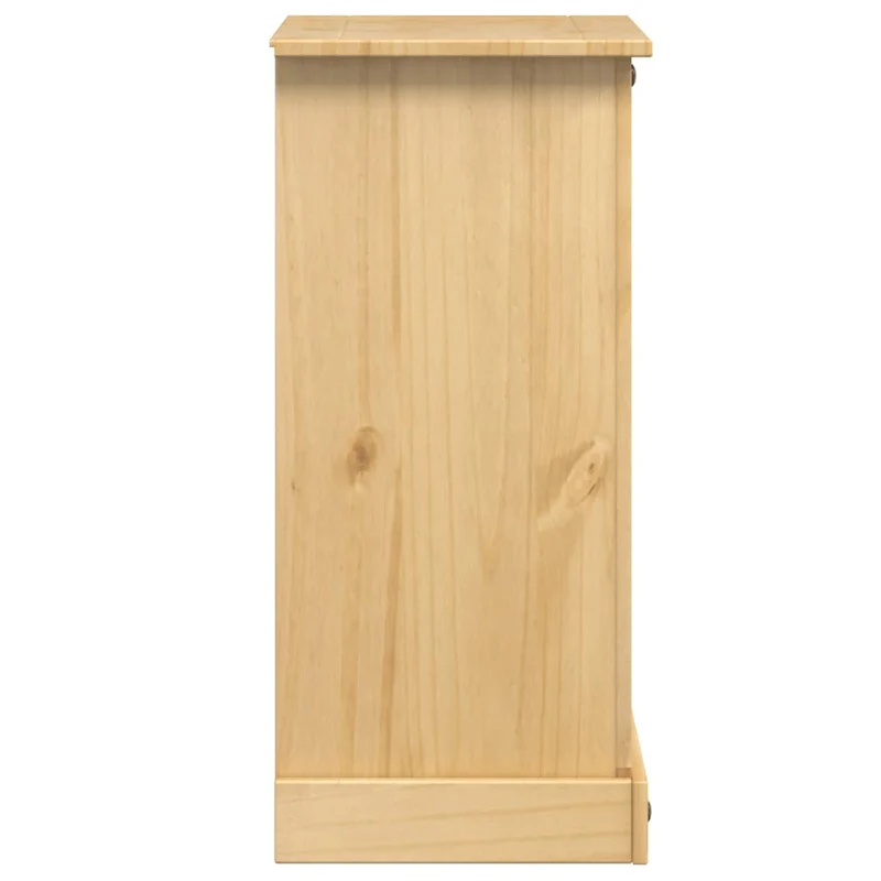 Table de chevet avec 4 tiroirs 53 x 39 x 84 cm bois de pin massif brun DEC033908
