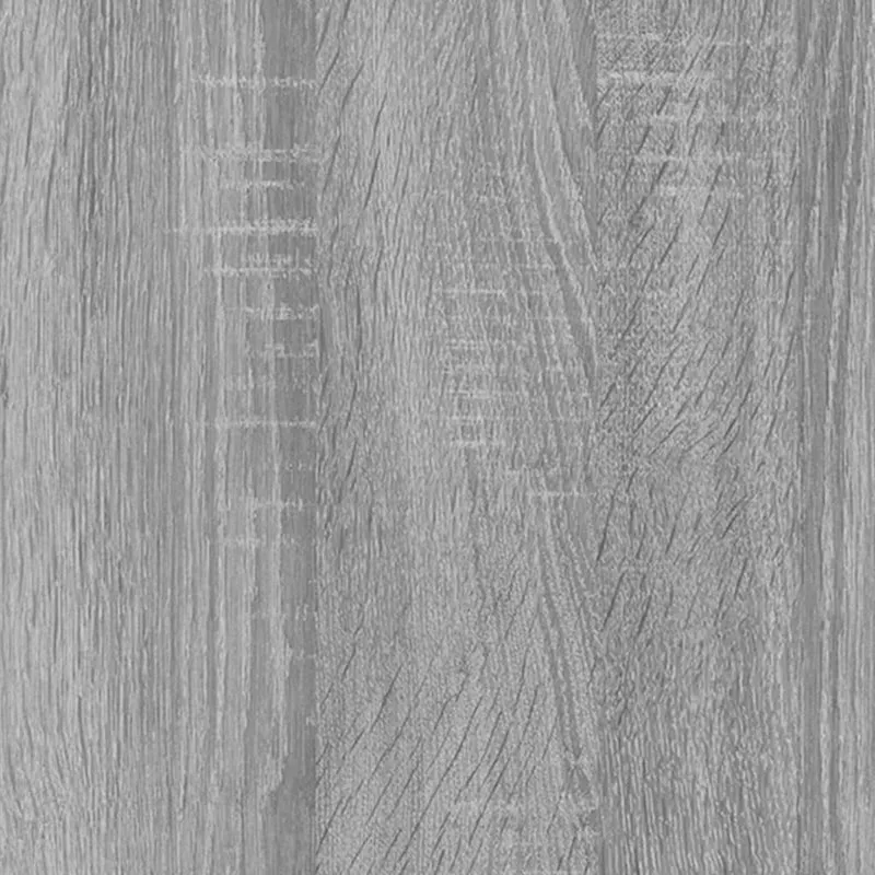 Table de chevet murale avec 2 tiroirs 40 x 30 x 30 cm bois d'ingénierie gris DEC034597