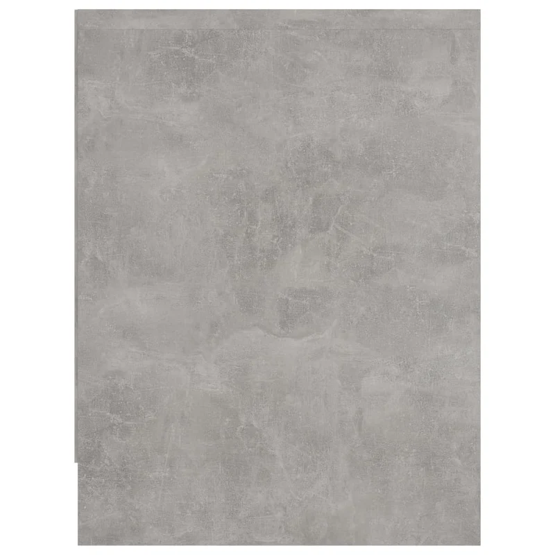 Table de chevet avec deux tiroirs 40 x 30 x 40 cm bois d'ingénierie gris DEC033978
