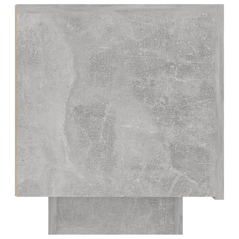 Table de chevet avec compartiments de rangement avec portes 100 x 35 x 40 cm bois d'ingénierie gris DEC033964