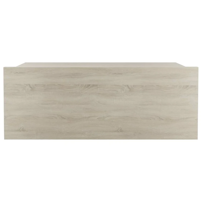Table de chevet murale avec tiroir 40 x 30 x 15 cm en bois d'ingénierie couleur chêne DEC033924