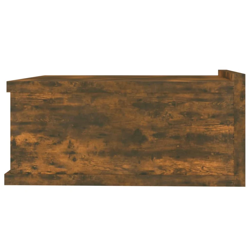 Table de chevet murale avec tiroir 40 x 30 x 15 cm bois d'ingénierie marron DEC033920