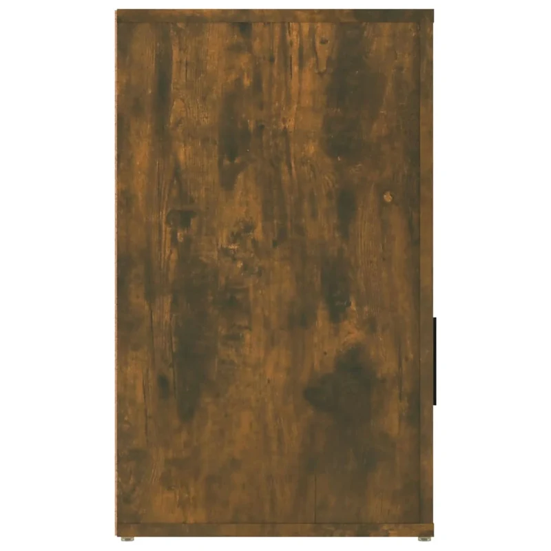 Table de chevet avec tiroir et compartiment avec porte 50 x 36 x 60 cm bois d'ingénierie marron DEC033663