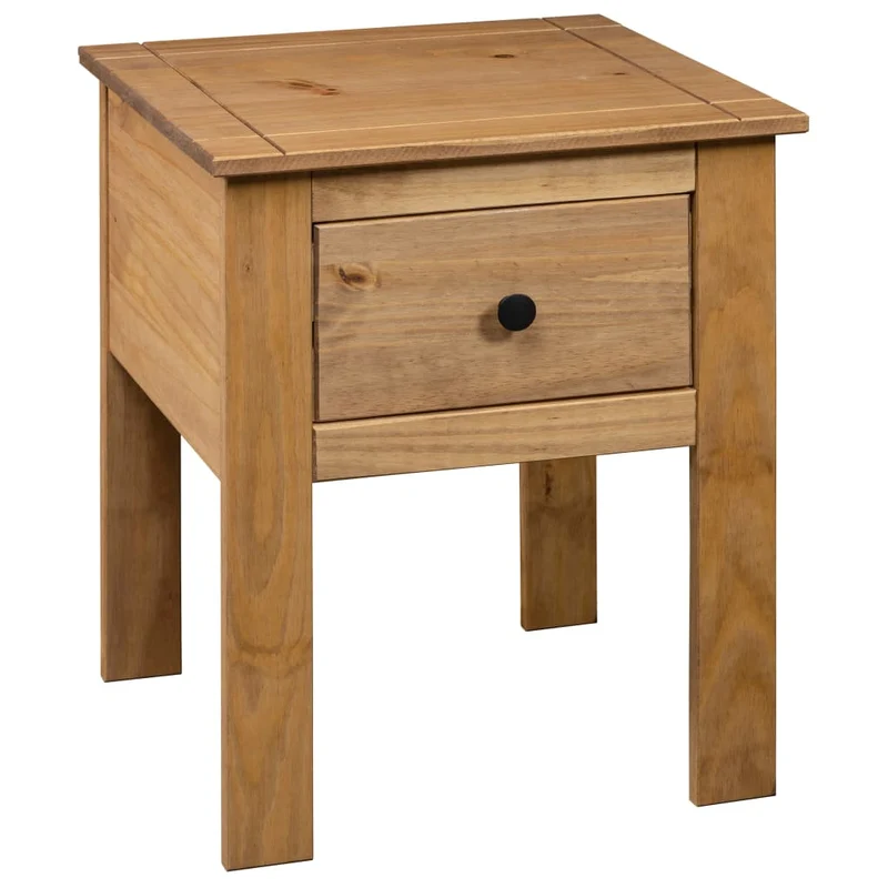 Table de chevet avec tiroir 46 x 40 x 57 cm bois de pin massif DEC033023