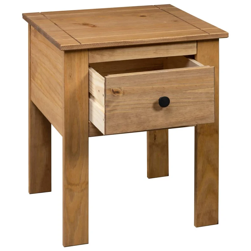 Table de chevet avec tiroir 46 x 40 x 57 cm bois de pin massif DEC033023