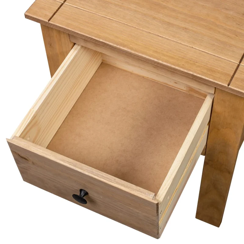 Table de chevet avec tiroir 46 x 40 x 57 cm bois de pin massif DEC033023