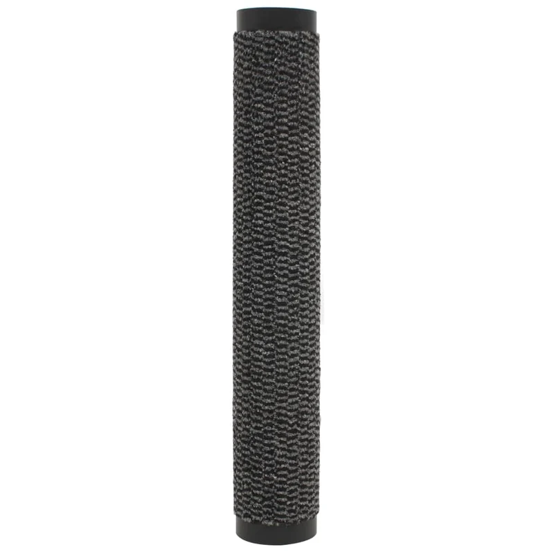 Lot de 2 paillassons rectangulaires 80 x 120 cm Anthracite DEC023161