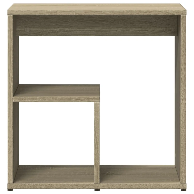 Lot de 2 tables d'appoint 50 x 30 x 50 cm bois ingénierie couleur chêne DEC032629