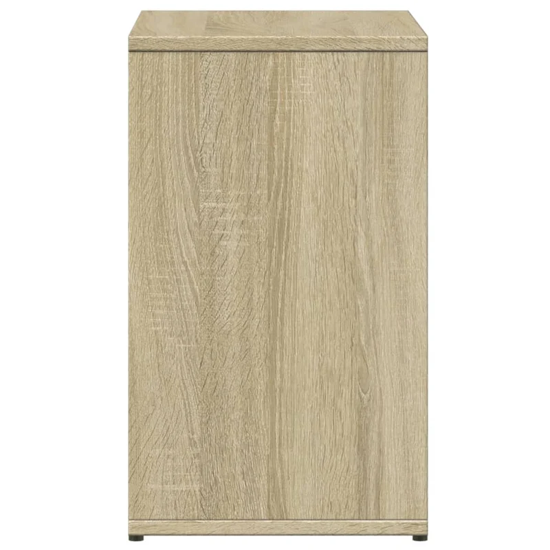 Lot de 2 tables d'appoint 50 x 30 x 50 cm bois ingénierie couleur chêne DEC032629