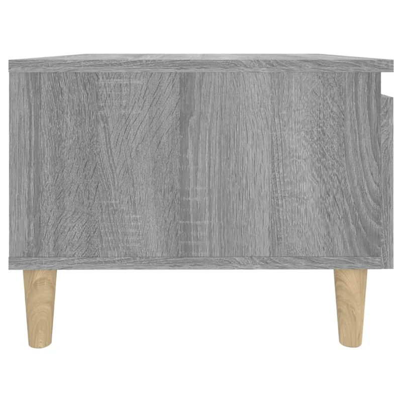 Table d'appoint table basse avec tiroir 50 x 46 x 35 cm bois d'ingénierie gris DEC032533