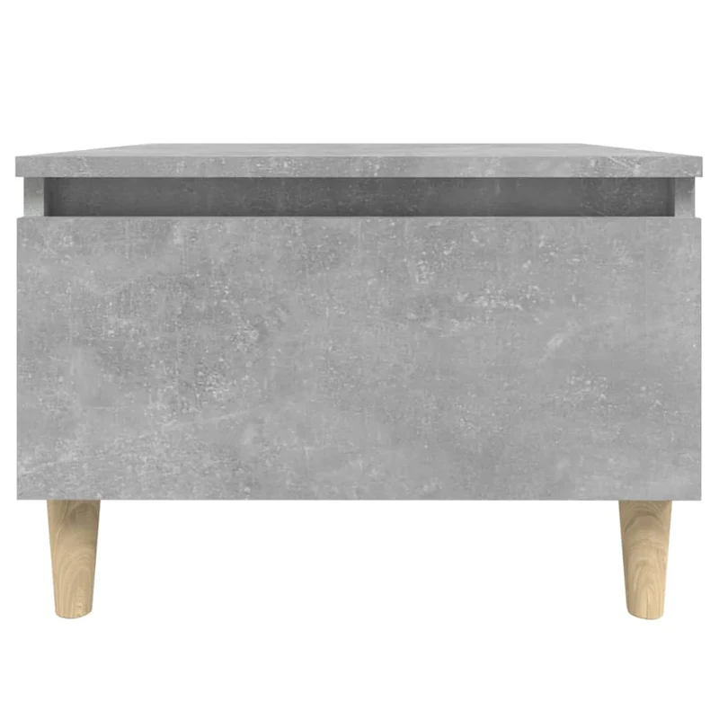 Table d'appoint table basse avec tiroir 50 x 46 x 35 cm en bois d'ingénierie gris DEC032455