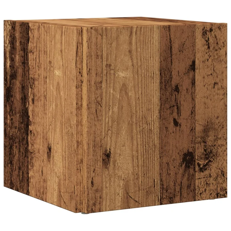 Table d'appoint meuble d'angle support plantes 33 x 33 x 34 cm bois d'ingénierie marron DEC032545