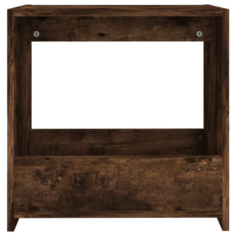 Table d'appoint bout de canapé 50 x 26 x 50 cm bois d'ingénierie marron DEC032387