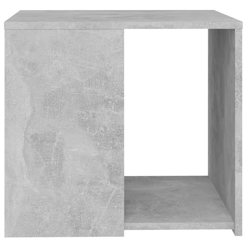 Table d'appoint bout de canapé 50 x 50 x 45 cm bois d'ingénierie gris DEC032458