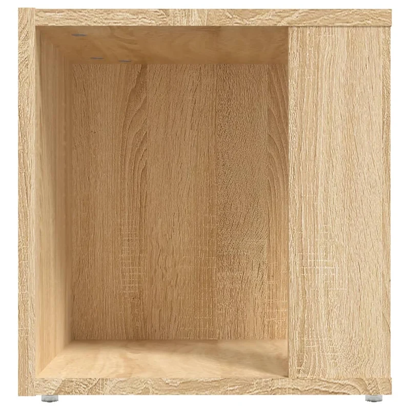 Table d'appoint support de plante meuble d'angle 33 x 33 x 34,5 cm aggloméré brun DEC032410