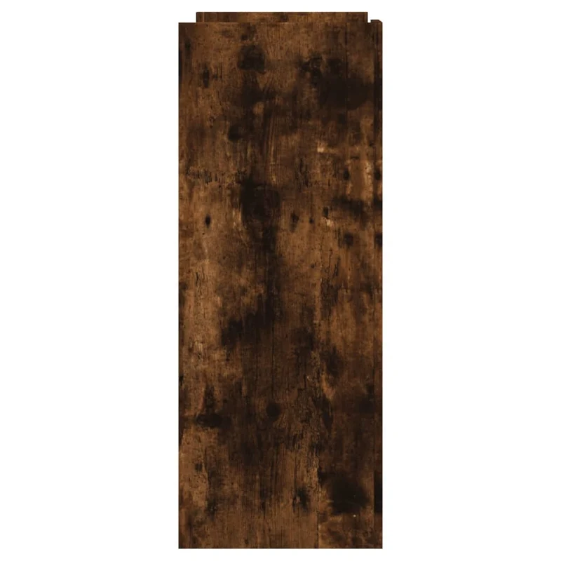 Table console d'entrée fonctionnel et stylé avec compartiment 100 x 35 x 90 cm bois d'ingénierie marron DEC031772