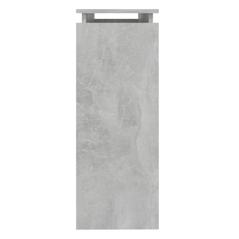 Table d'appoint console pratique pour une entrée organisée 102 x 30 x 80 cm bois d'ingénierie gris DEC032014