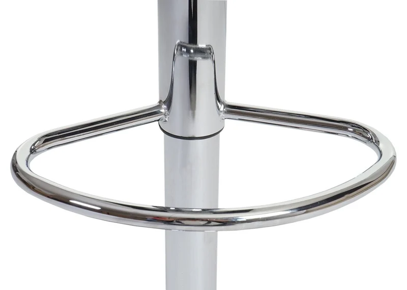 Lot de 2 tabourets de bar avec repose-pieds synthétique vert et blanc TAB04023