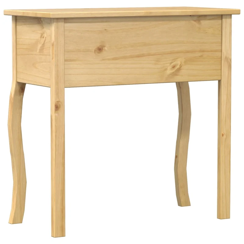 Meuble d'entrée table console design élégant avec tiroirs 73 x 35 x 73 cm bois de pin DEC031972