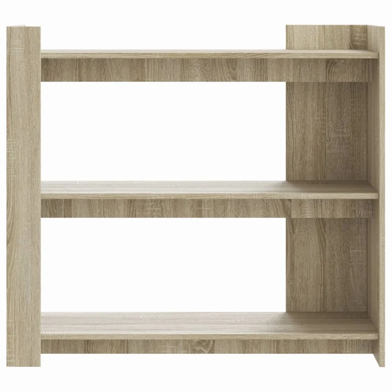 Table d'appoint console pratique avec étagères de rangement 100 x 35 x 90 cm bois d'ingénierie DEC031918