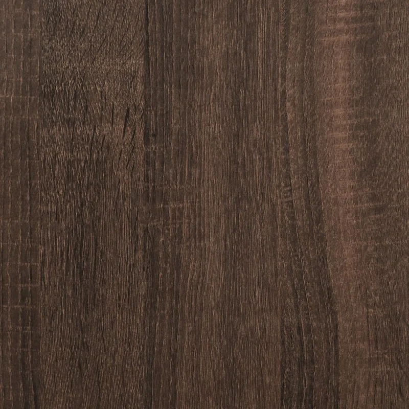 Table d'appoint console pratique avec étagères pour une entrée organisée 100 x 32 x 75 cm bois d'ingénierie marron DEC031836