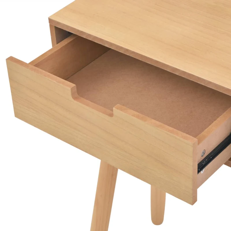 Table d'appoint console pratique avec tiroirs pour une entrée organisée 80 x 30 x 72 cm MDF et bois DEC031737