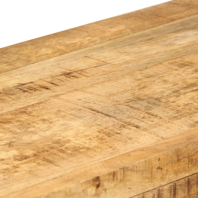 Table d'appoint console pratique avec tiroirs pour une entrée organisée 110 x 30 x 76 cm bois de manguier massif brun DEC031502