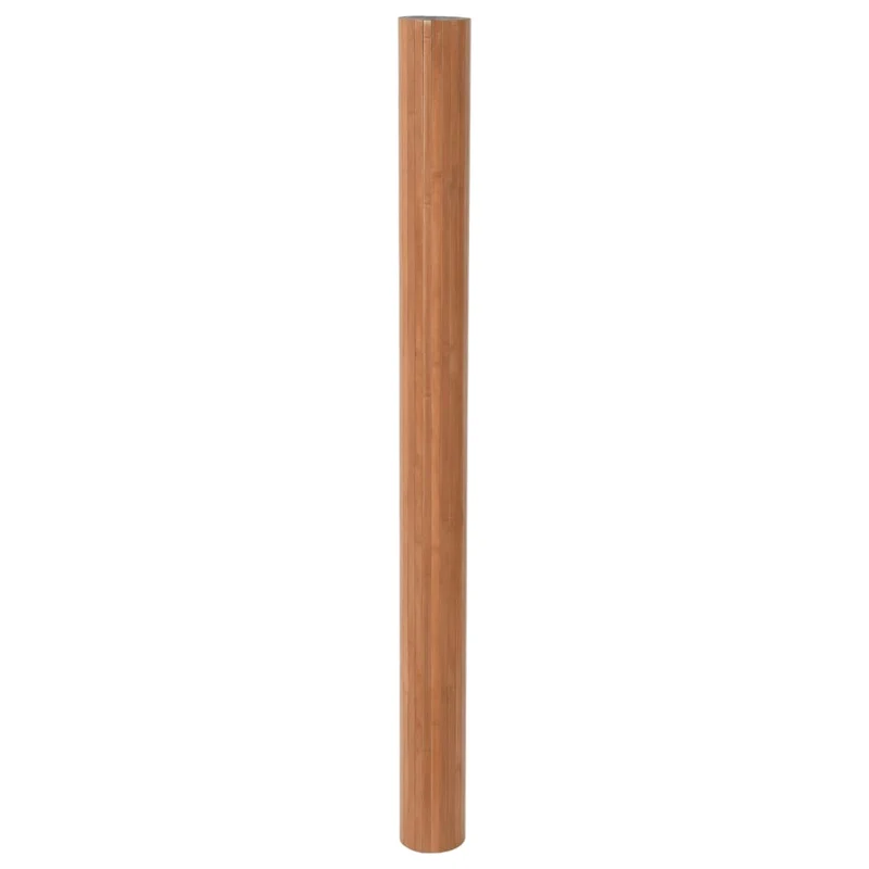 Paravent séparateur de pièce cloison 165 x 400 cm bambou brun DEC031148