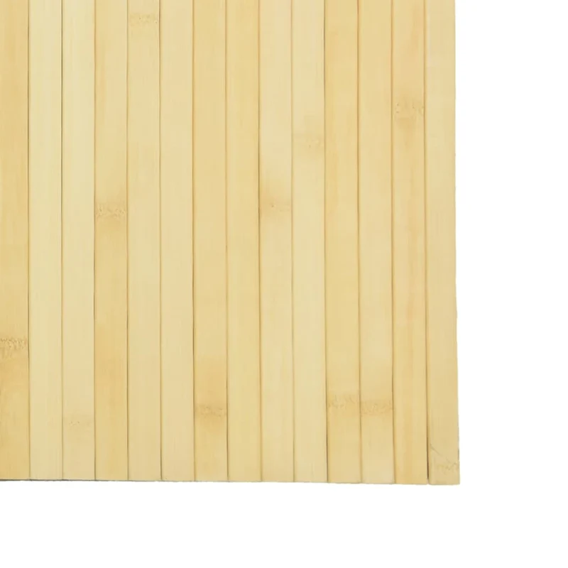 Paravent séparateur de pièce cloison 165 x 400 cm bambou beige DEC031158