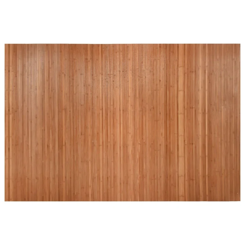 Paravent séparateur de pièce cloison 165 x 250 cm bambou marron DEC031147