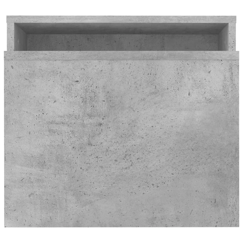 Ensemble de table basse emboîtées 100 x 48 x 40 cm bois ingénierie couleur gris béton DEC031256